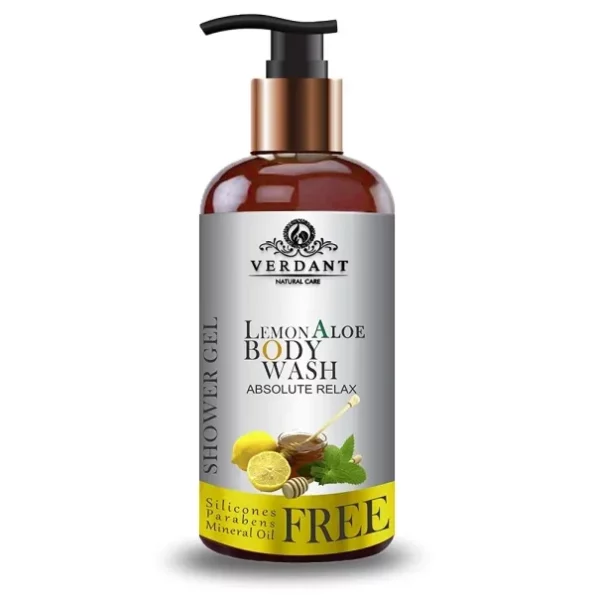 Verdant Natural Care Absolute Relax Body Wash Shower Gel With 100% Natural Aloe Vera - 300 ml available on Herbkart