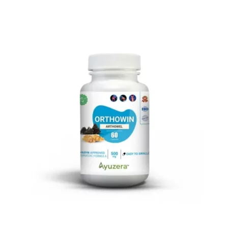 Ayuzera Orthowin Capsules - Bone Strength, Strong Teeth, Bone Density- 60 Capsules