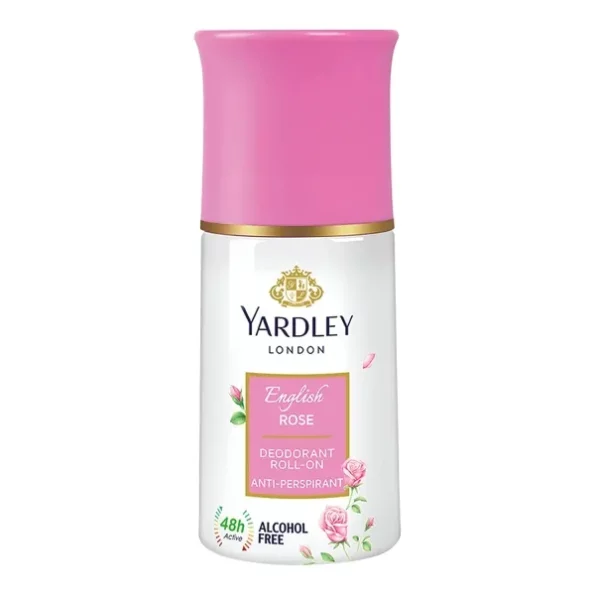 Yardley London English Rose Anti-Perspirant Deodorant Roll-On 50ml available on Herbkart