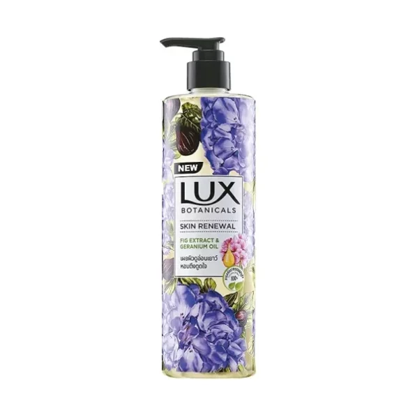 Lux Botanicals Skin Renewal Body Wash with Geranium Oil & Fig Extract, 450 ml available on Herbkart