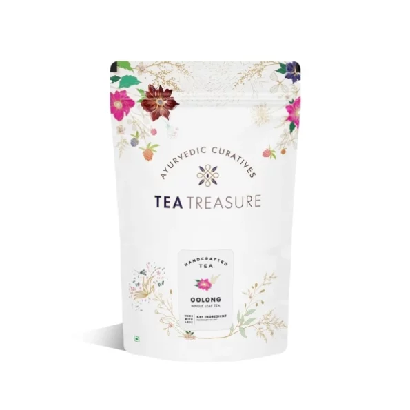 Tea Treasure Darjeeling Oolong Whole Leaf Tea 50gm available on Herbkart