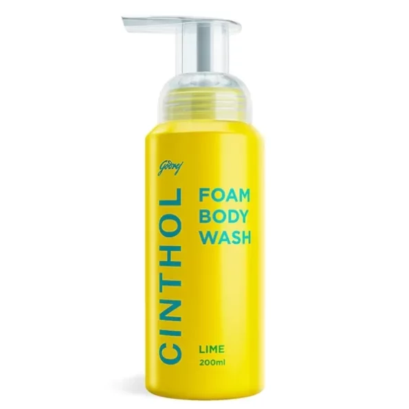 Cinthol Lime Foam Body Wash (200ml) available on Herbkart