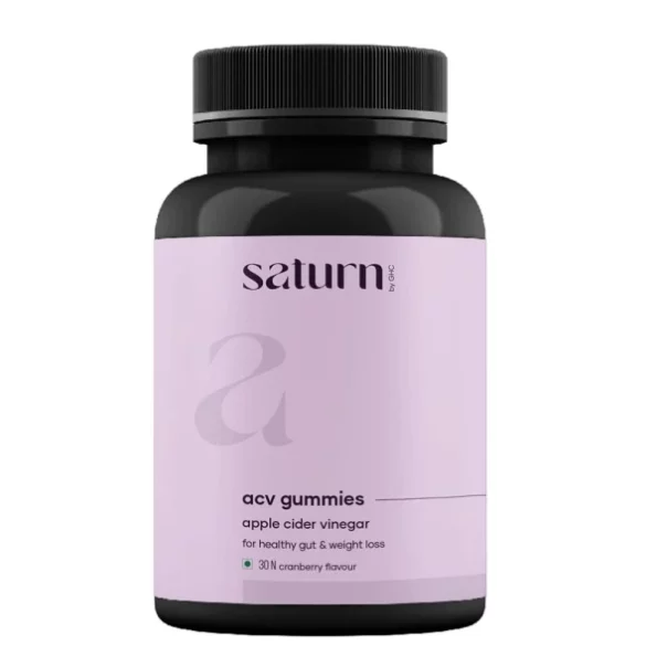 Saturn by GHC Vegan Apple Cider Vinegar Gummies for Women - 30 gummies available on Herbkart