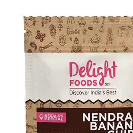 Delight Foods Premium & Fresh Kerala Chips (Nendran Banana Chips 200g)