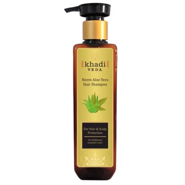 Khadi Veda Neem & Aloe Vera Hair Shampoo 200Ml available on Herbkart