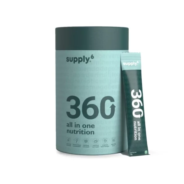 Supply6 360 Ultimate Health Powder for Women and Men available on Herbkart