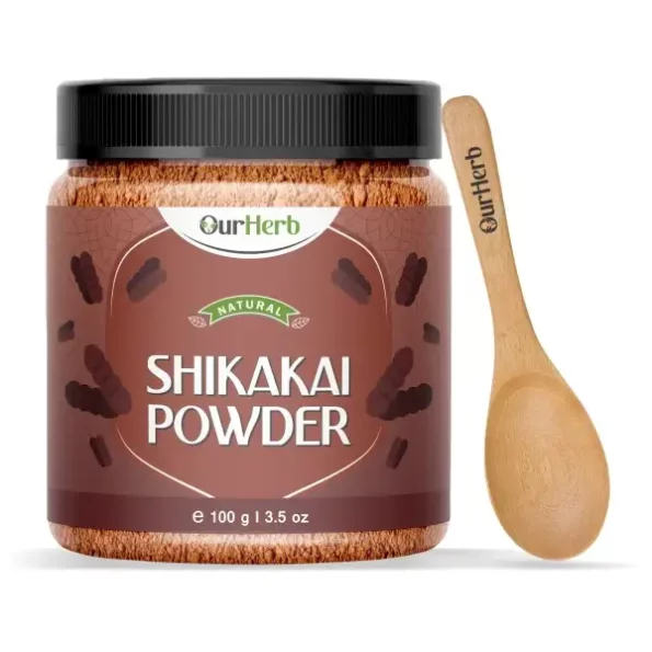 OurHerb Pure & Natural Shikakai (Acacia concinna) Powder - 100g available on Herbkart