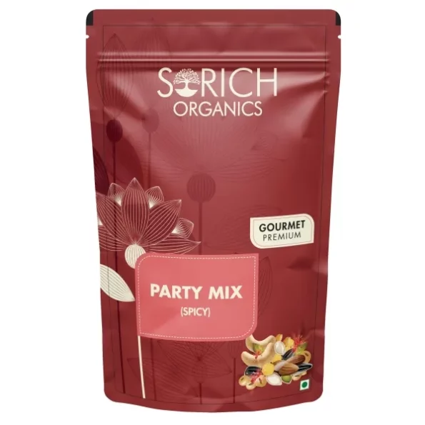 Sorich Organics Spicy Party Mix Snacks 200gm available on Herbkart