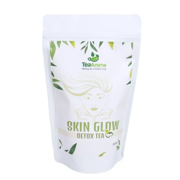 Tea Aroma - Skin Glow Detox Organic Green Tea - 100g available on Herbkart