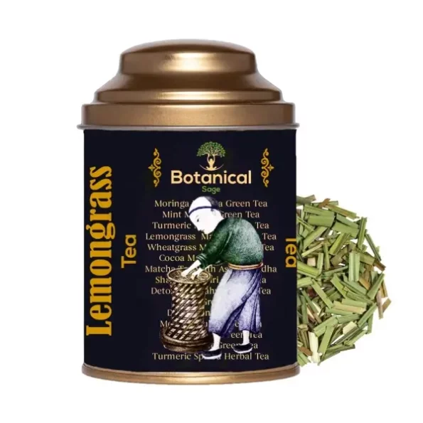 Botanical Sage Lemongrass Tea 100g available on Herbkart