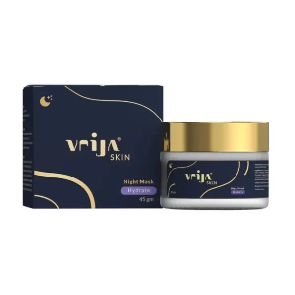 Vrija Hydrate Night Mask Gel with Hyaluronic Acid, Sea Fern Extract & Aloe Vera 45 gm available on Herbkart