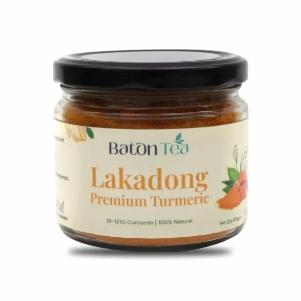 Baton Lakadong Turmeric Powder Sourced from Lakadong Meghalaya High Curcumin Content (8-12%) Organic Haldi Powder Natural Flavor and Aroma (120g), Herbkart8t751Ic2rjq35L.webp, Herbkart8t751Ic2rjq35L