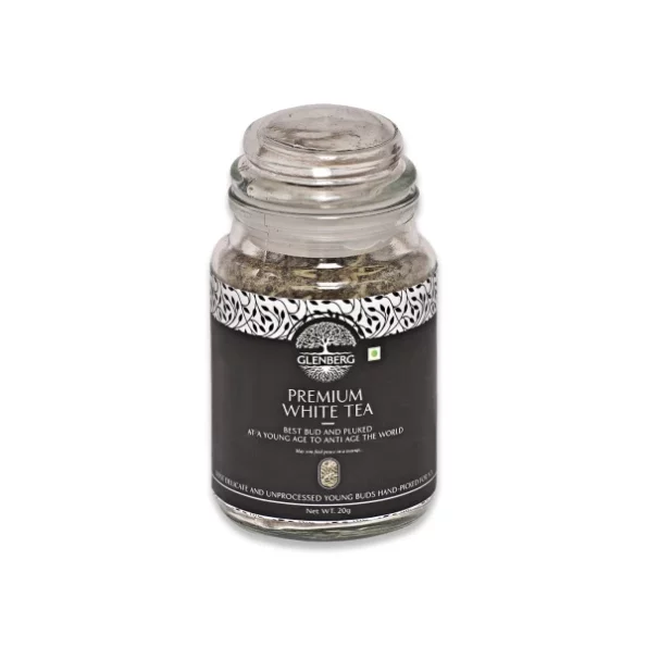 Glenberg Darjeeling White Tea - The Silver Needle 20 Gms available on Herbkart