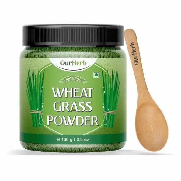 OurHerb Organic Wheatgrass Powder 100g available on Herbkart