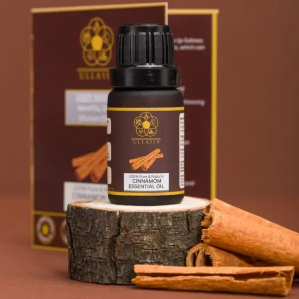 ULLASSA Cinnamon Bark Essential Oil available on Herbkart