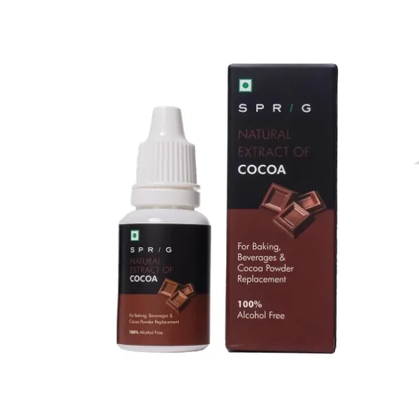 Sprig Natural Extract of Cocoa for Baking and Beverages, 20 ml Extract available on Herbkart