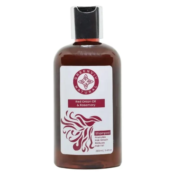 Greenviv Hair growth Shampoo- Red Onion Seed Oil & Rosemary, 280ML available on Herbkart