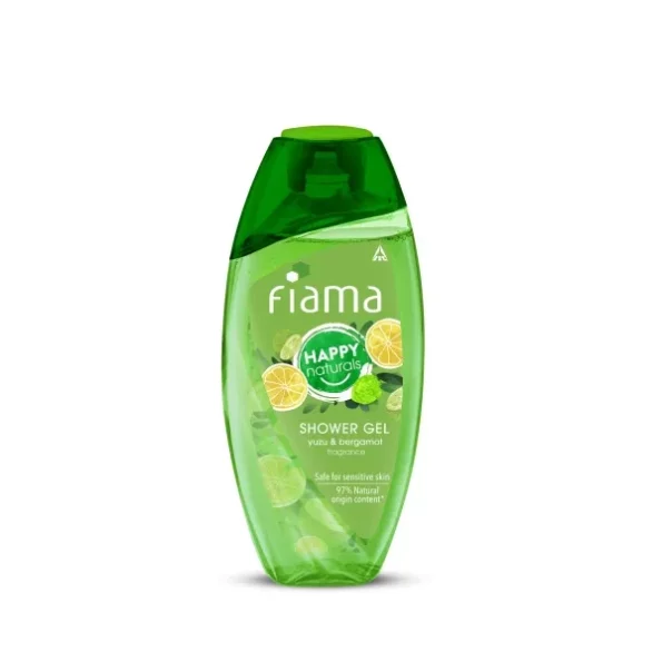 Fiama Happy Naturals Body Wash Shower Gel, 250ml, Yuzu and Bergamot available on Herbkart