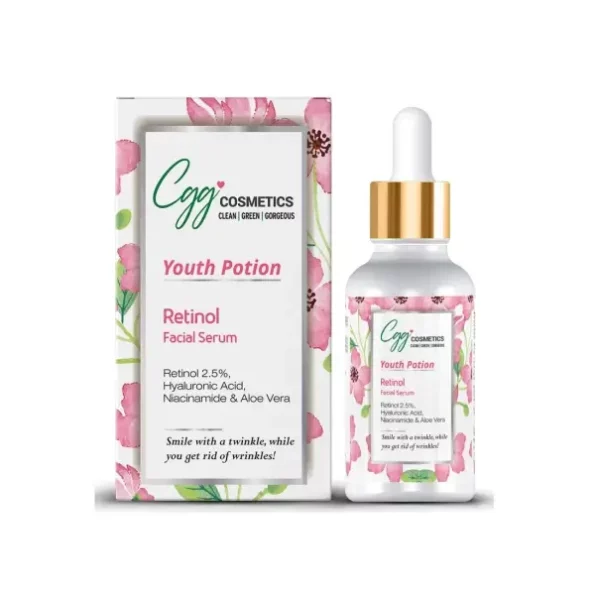 CGG Cosmetics Retinol 2.5%, Hyaluronic Acid, Niacinamide and Aloe Vera Facial Serum - 30ml, Herbkart8t761miR9JshBL.webp, Herbkart8t761miR9JshBL