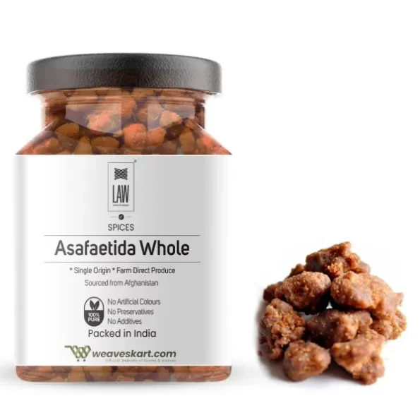 looms & weaves - Premium Asafoetida Whole - 100 gm available on Herbkart