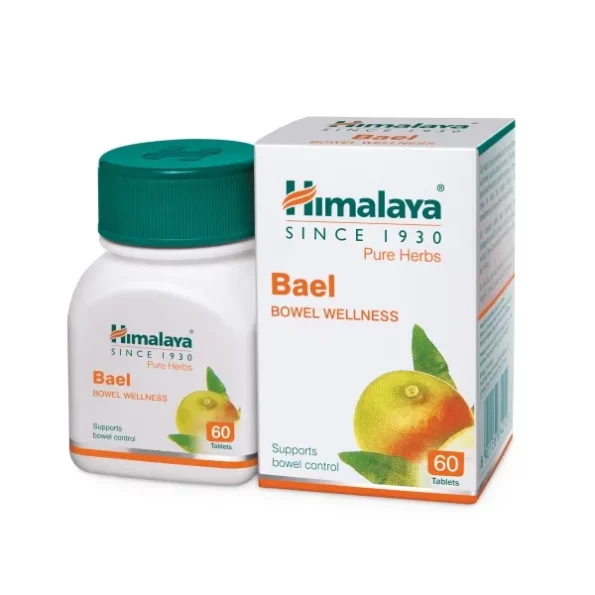 Himalaya Wellness Pure Herbs Bael Bowel Wellness - 60 Tablet available on Herbkart