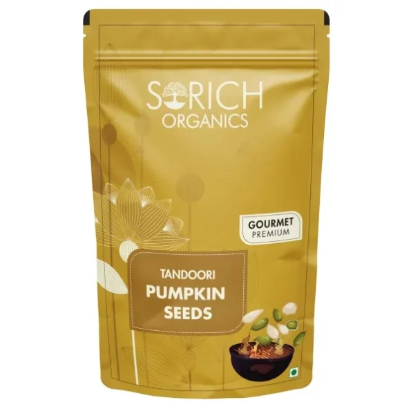 Sorich Organics Tandoori Pumpkin Seeds 200gm available on Herbkart