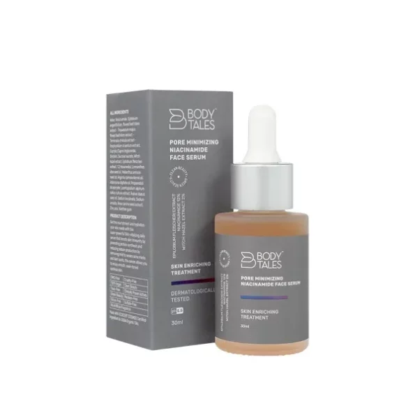 BODYTALES Pore Minimizing Niacinamide Face Serum, 30ml available on Herbkart