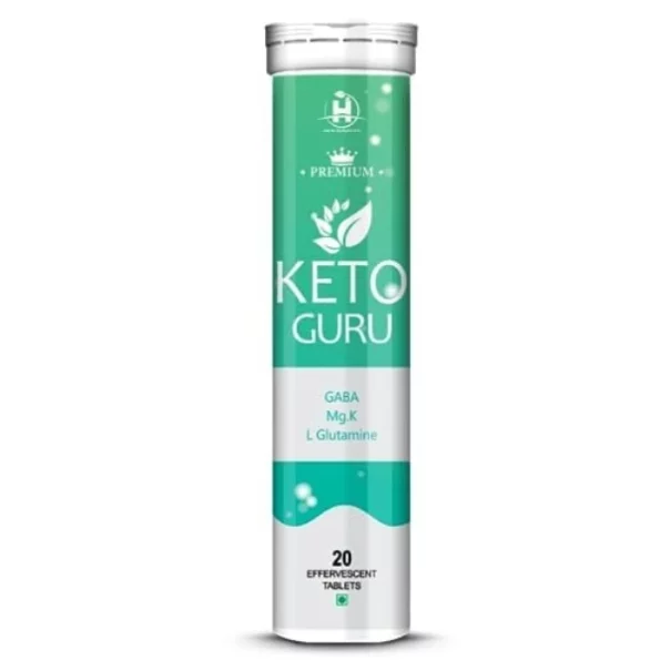 Healthy Nutrition Keto Guru 20 Effervescent Tablets available on Herbkart