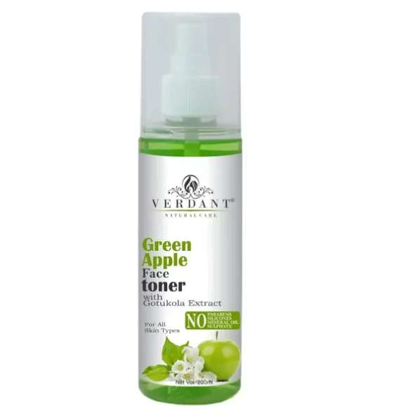 Verdant Green Apple Toner for Glowing Skin - 200 ml available on Herbkart