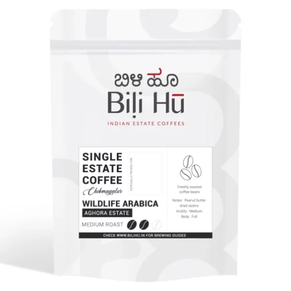 Bili Hu Coffee Aghora Estate Medium Roast Cold Brew Grind 200g available on Herbkart