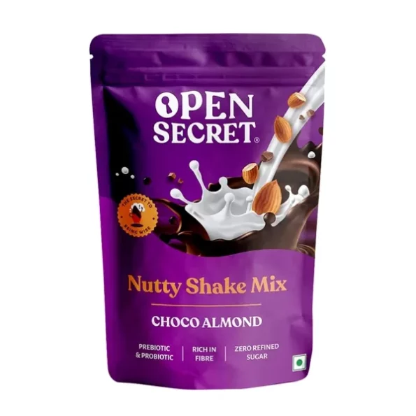 Open Secret Thandai, Milk Beverage, Choco Almond Thandai Powder Mix (225g) available on Herbkart