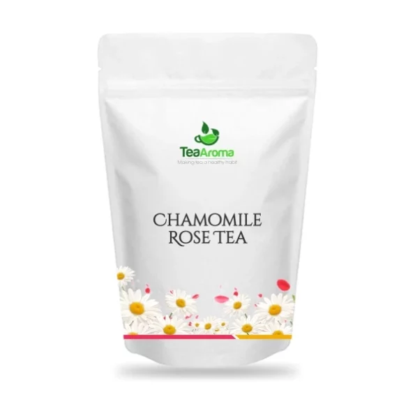 Tea Aroma - Chamomile Rose Tea, 50 Gm available on Herbkart