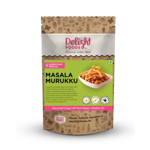 Delight Foods Masala Murukku 200g, Herbkart8t781jHwBcVbzL.webp, Herbkart8t781jHwBcVbzL