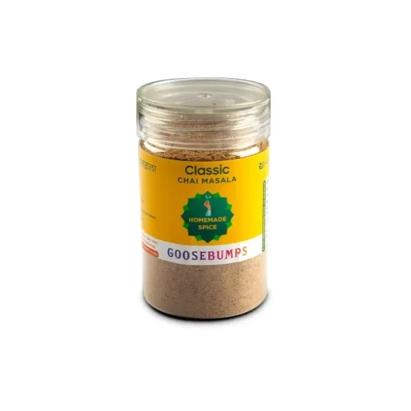 Goosebumps Chai Masala Powder | Made with 8 Aromatic Spices | 100% Natural Ingredients | Cinnamon, Cloves, Black cardamom, Black pepper, Cardamom, Ginger powder | Vegan Spice | 80 GMS, Herbkart8t751PkpoKMiTL.webp, Herbkart8t751PkpoKMiTL