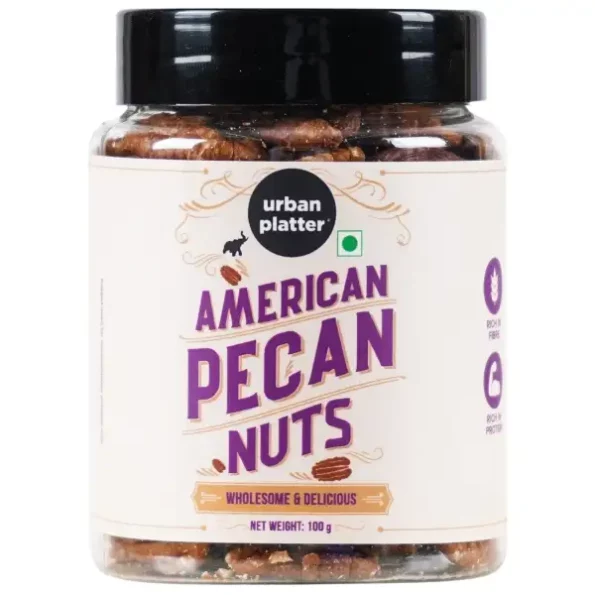 Urban Platter American Pecan Nuts, 100g available on Herbkart