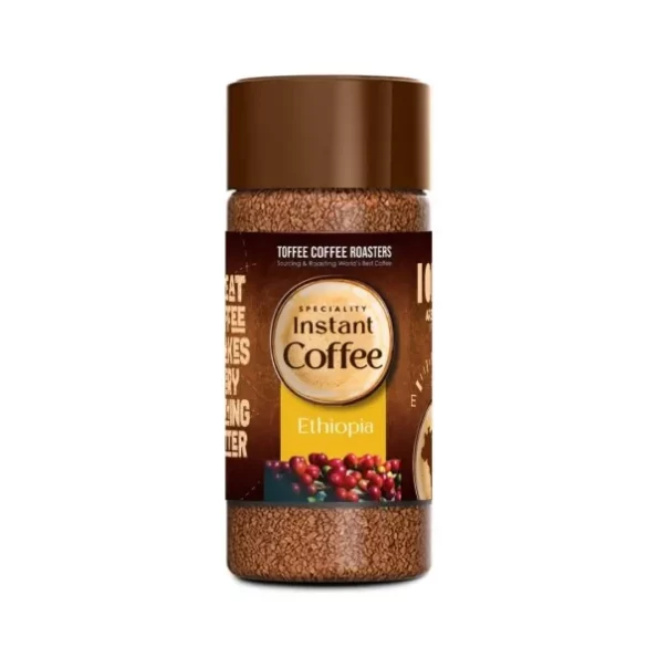 Toffee Coffee Roasters Instant Coffee 100 gm, Ethiopia Instant Coffee available on Herbkart