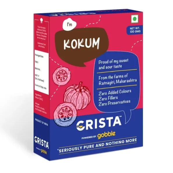 CRISTA Dry Kokum Rinds 100 gms available on Herbkart