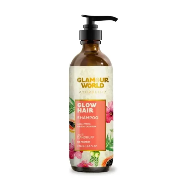 Glamour World Ayurvedic Glow Hair Shampoo available on Herbkart