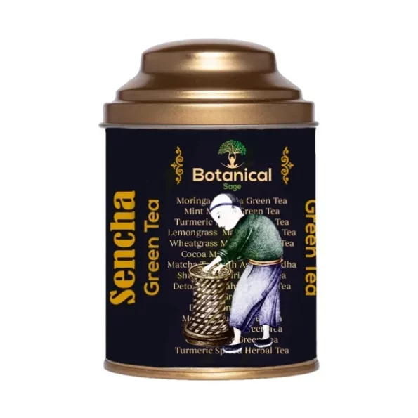 Botanical Sage Japanese Sencha Green Tea 100g available on Herbkart