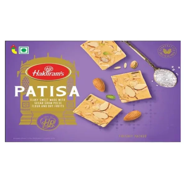 Haldiram’s Patisa 400g | Traditional Indian Sweet | No added Colours or Preservatives | Indian Mithai | Crunchy Almonds & Pistachios | Patisa Sweet | Festival Mithai | Gift Pack for Festival, Herbkart8t761QXijco8wL.webp, Herbkart8t761QXijco8wL