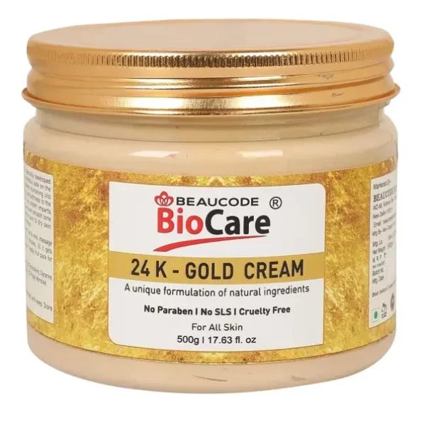 Beaucode BioCare 24K- Gold Face Cream 500gm, Herbkart8t771tFBB1vyWS.webp, Herbkart8t771tFBB1vyWS