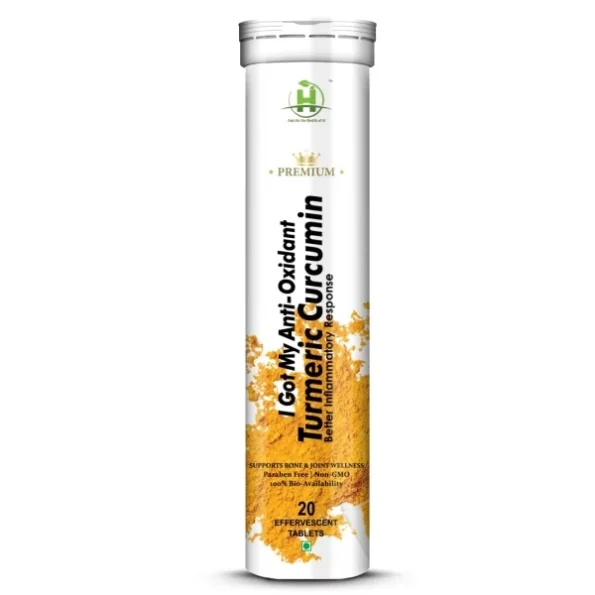 Healthy Nutrition Curcumin Support Bone & Joint Veg 20 Effervescent Tablets available on Herbkart