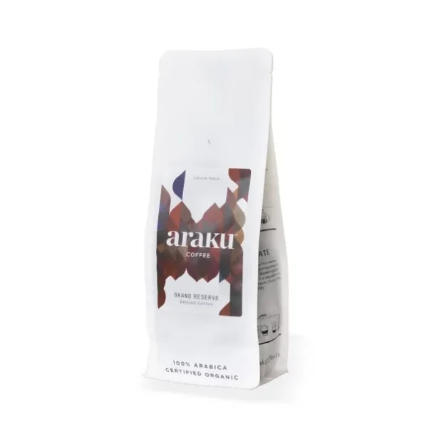 ARAKU Coffee - Grand Reserve - Freshly Roasted 100% Arabica Medium Roast Specialty Coffee - 250 G (Whole Bean), Bag available on Herbkart