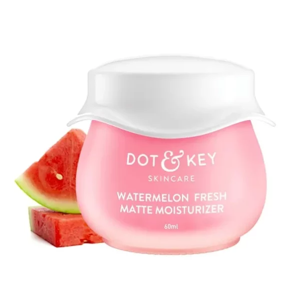 Dot & Key Watermelon Superglow Matte Oil Free Moisturizer 60Ml available on Herbkart