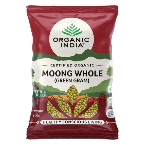 ORGANIC INDIA ORGANIC Moong Dal Dhuli/Moong Dal Split - 500g available on Herbkart