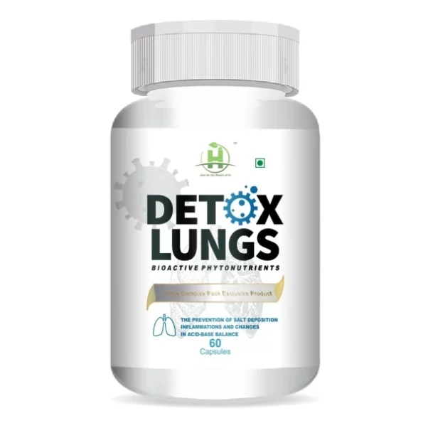 Healthy Nutrition Detox Lungs (60 Capsules) available on Herbkart