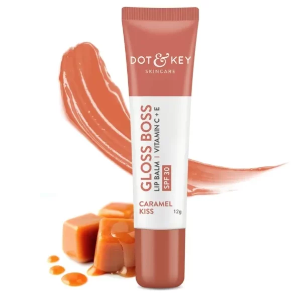 Dot & Key Dot&Key Salted Caramel Tinted Lip Balm (12Gm), With Spf 30 available on Herbkart