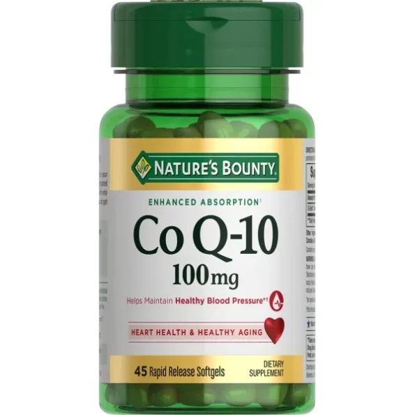 Natures Bounty CoQ-10, 100mg 45 Softgels available on Herbkart