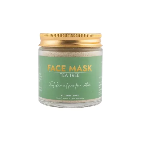 Muloha Tea Tree Face Mask/Scrub For Men and Women, For All Skin types (100gm) available on Herbkart