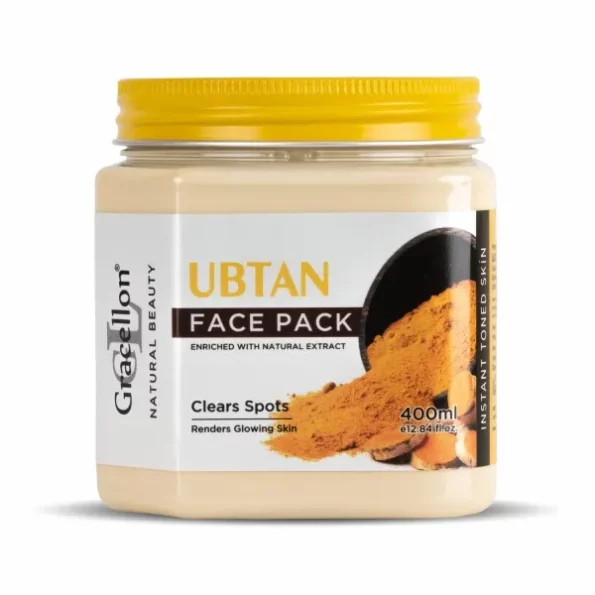 Gracellon Ubtan Face Pack Enriched With Natural Extract available on Herbkart